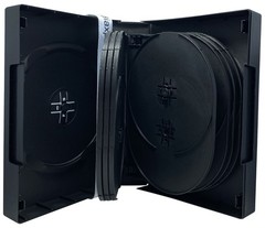 7 Black 16 Disc DVD Cases & 100 OPP Bags