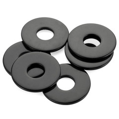 M6 Flat Washers 17.7mm Outer Diameter Metal Washers for Screws and Bolts, 304 St