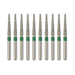 Dental High Speed Long Round Pear FG Round End Taper Football Flame Diamond Bur