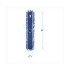 Boardwalk 1148 48″ x 5″ Cotton/Synthetic Blend Dust Mop Head – Blue New
