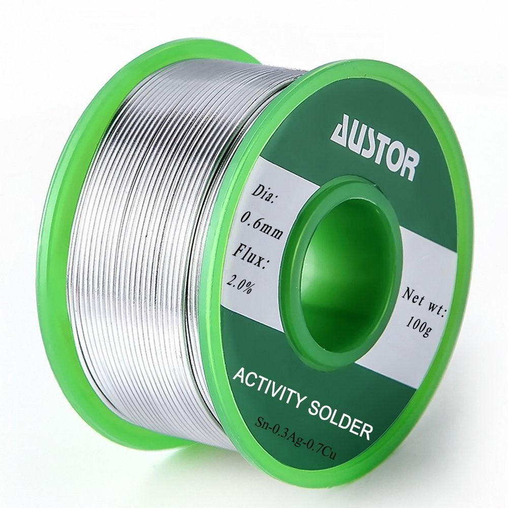 Austor 0.6Mm Lead Solder Wire Rosin Core