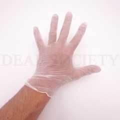 Powder Free Vinyl Gloves, Disposable, Latex Free, XLARGE Size, 200 Gloves Total