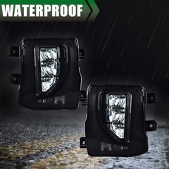 Bright LED Fog Lights Bumper Lamps+Switch For 2016-2018 Chevy Silverado 1500