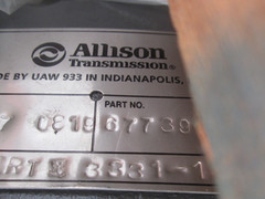 ALLISON CRT 3331-1 TRANSMISSION