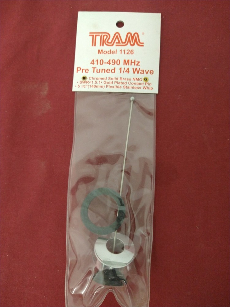 TRAM 1126 410-490 MHz PRE-TUNED QUARTER WAVE ANTENNA