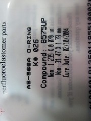Applied Materials (AMAT) 3700-03936 AS-568A O-Ring, K+026, Compound 8575UP