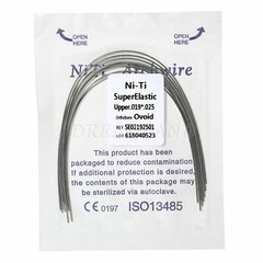 100pcs/10 Packs Dental Orthodontic Elastic Niti Arch Wire Rectangular Oval/Ovoid