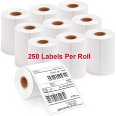 4″ x 6″ Direct Thermal Shipping Labels 250 per roll for Zebra & Rollo Printers