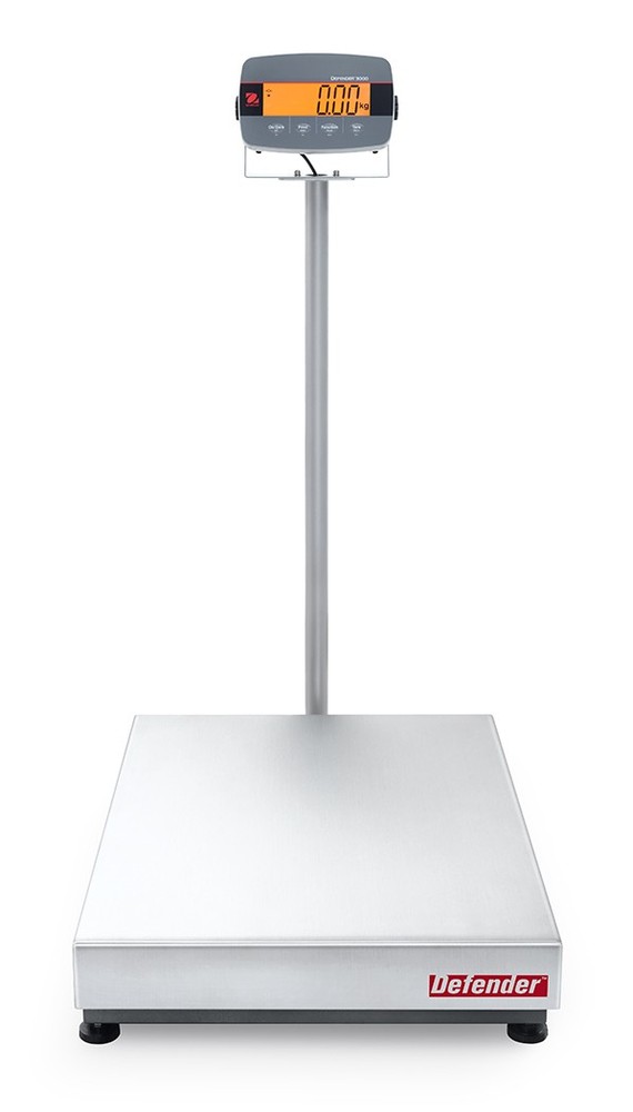 OHAUS Defender™ 3000 – i-D33 Bench Scale D33P600B1V3 1200lb x 0.5lb (0.2lb),