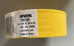 Lot Of 18 Irwin Strait-Line Flagging Tape 1-3/16″ X 300′ – Orange Yellow White