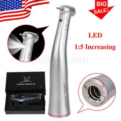 Dental 1:5 Increasing Fiber Optic Contra Angle Red Ring Fit NSK Ti Max Z95L USA