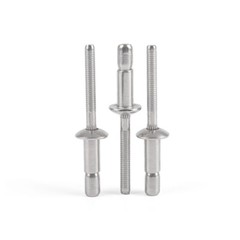 Structural Pop Rivets Dome Head Steel Monobolt Breakstem Fasteners 4.8mm 6.4mm