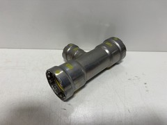 Viega 1-1/2″ x 1-1/2″ x 1″ MegaPressG #25371 Carbon Steel Tee P1 x P2 x P3