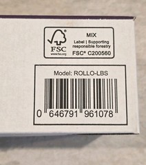 GENUINE ROLLO 4×6 Thermal Shipping Labels, White, Fanfold Stack 500 Labels, USA