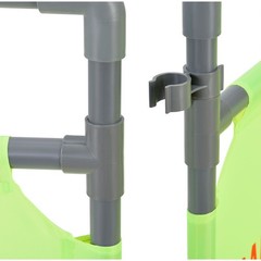 Global Industrial “Safety First” Folding Fabric Barrier Lime Green English
