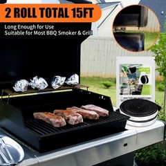 Smoker Gasket Seals, 1/2″ x 1/8″ 15 ft High Temp Grill 1/2 x 1/8 inch-15