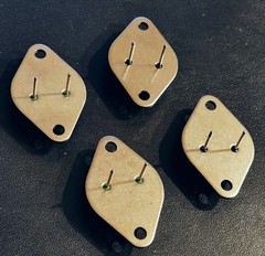2N3055 PAIRED “Original” Vintage TO-3 Transistor – 4 Pairs – OLD STOCK