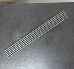 12L14 Steel Round Rod 1/4″ x 12″ – 6 Pack – Machinable Bar Stock for CNC/Lathe