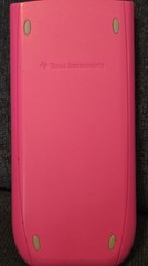 Texas Instruments TI-84 Plus C Silver Edition Pink Graphing Calculator w/Cover