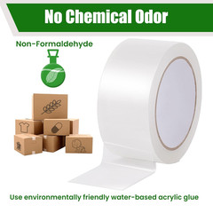 Clear Packing Tape, 18 Rolls Heavy Duty Packaging Tape Refill for Moving Boxes,