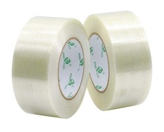 Heavy Duty Reinforced Fiberglass Packing Tape 2 Inch x 60 Yards 2 Pack