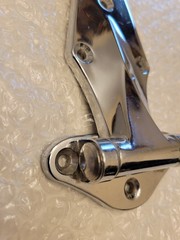 NOS Kason 1070 Chrome Reversible Hinges Set Of 7