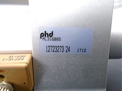 phd – ML316085 – Pneumatic Cylinder 12723273-24 – 20mm Bore – 290mm Stroke (NEW)