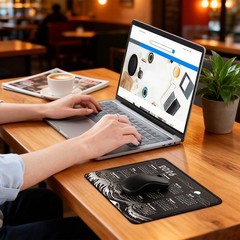 Aoryalps 2026 Calendar Mouse Pad, 1L x 1W inches, Desk Pad-Black