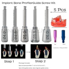 Hiossen Implant Bone Profiler4/4.5/5/5.5/6 Guide Screw Hex Torque Driver Osstem