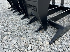 66″ Heavy Duty Root Rake Grapple Bucket Attachment Fits Skid Steer Quick Attach