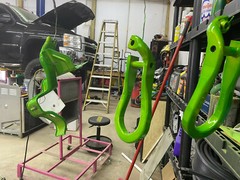 Transparent Candy Lime Green Powder Coating Paint – New 1 LB