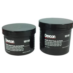 DEVCON 10110 Plastic Steel Putty Epoxy (A) 1 lb. New Sealant Metal Concrete