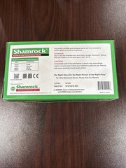 Shamrock Synthetic Vinyl Exam Gloves – Powder-Free – Medium – 100 Count
