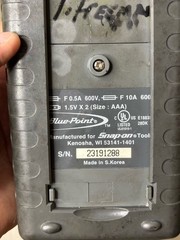 Blue-Point DMSC683A CAT III Digital Multimeter 4000 Count AC/DC V/A Ohms