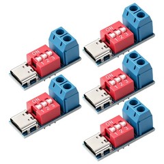 Silver Blue Pink USB C PD Trigger Board Module PD QC Decoy Tools