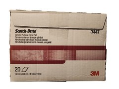 3M 7447 Scotch-Brite General Purpose Hand Pad 6″ x 9″ – 20 Pads