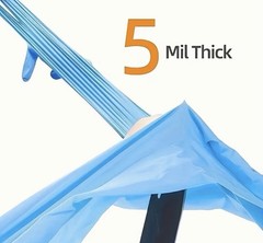MedPride Endeavor 4.0 Nitrile Powder-Free Medical Exam Gloves Blue L PCS 200