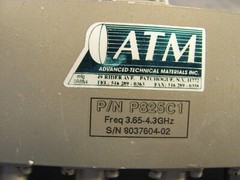 ATM Model# P825C1, Power Divider/Combiner 8-port, ‘N’ ports, 3.65 to 4.3GHz