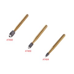 SANDENT 10pcs/pk Dental Trimming&Finishing Gold Carbide Bur FG 7404/7406/7408 st