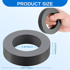 Large Magnet Heavy Duty, 4″ OD X 2.36″ ID X 0.79″ Thick (100Mm X 60Mm X 20Mm) Gr
