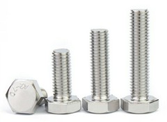 M9x1 / M9x1.25 304 Stainless Steel M9 Hexagon Head BoltsHex Head Screws Pitch