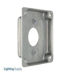 SOUTHWIRE G1932 Box Cover 4″ Square Steel UL Listed Silver 7.0 Cu In