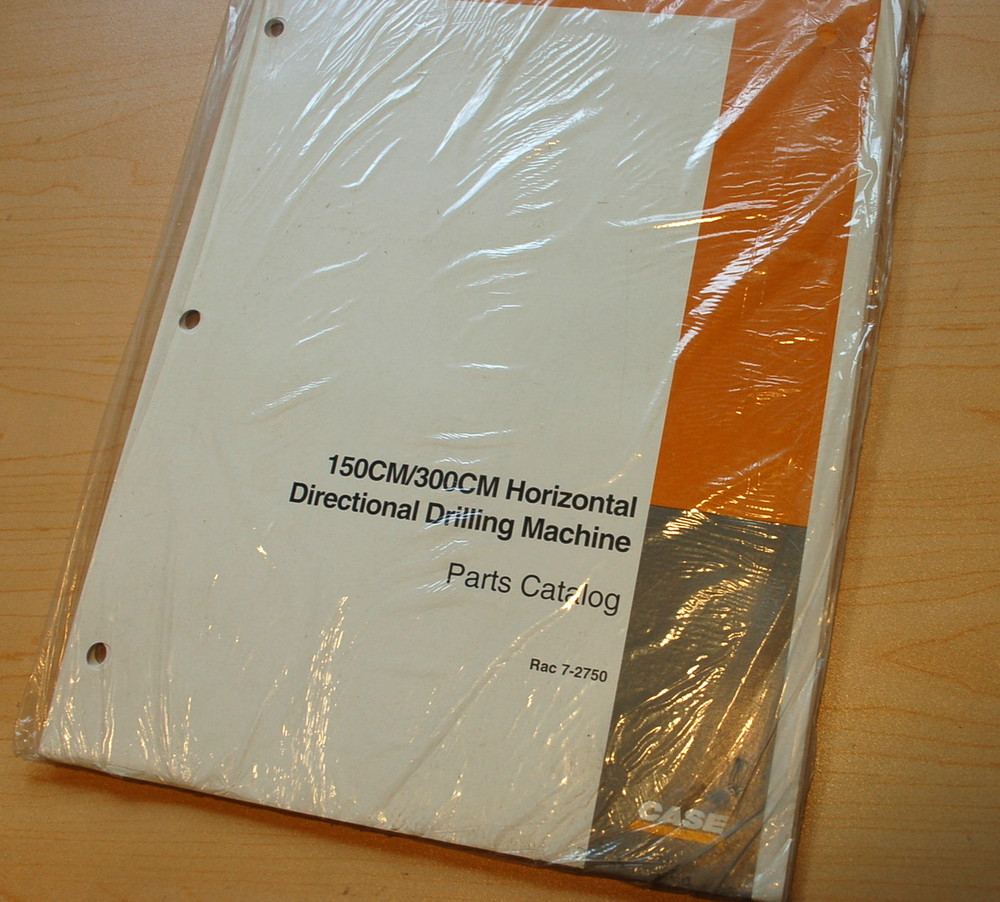 CASE 150cm 300cm Direction Drill Machine Parts Manual book catalog spare list