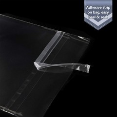 Golden State Art, Pack of 100, Acid-Free Crystal Clear Sleeves 6×8,