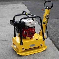 Reversible Plate Compactor Rammer Dirt Soil Asphalt Tamper W/9HP HONDA GX Engine
