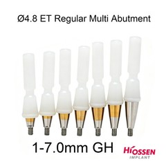 Titanium Dental Multi-Unit Straight Abutment 4.8 Fit Hiossen Osstem Mini/Regular