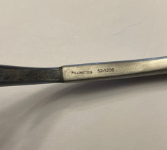 Pilling Weck 52-5200 Biggs Lighted Mammary Retractor w Fiber Optic Cable Plastic