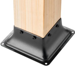 20Pcs 4×4 Post Base Brackets Heavy Duty for Standard Wood Post Anchor