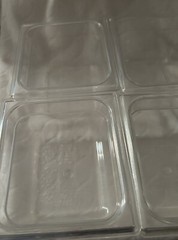 6 Each True Clear Food Pan 1/6 Size 4” Deep NSF Commercial Prep Polycarbonate