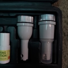 Waterproof Digital Tester Kit pH/Conductivity/TDS/Salt/Temp w/ Buffers & Case